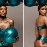 Kelly Rowland klingelt am Geburtstag mit sexy Fotoshooting zum Thema sexy Ballonmotiv