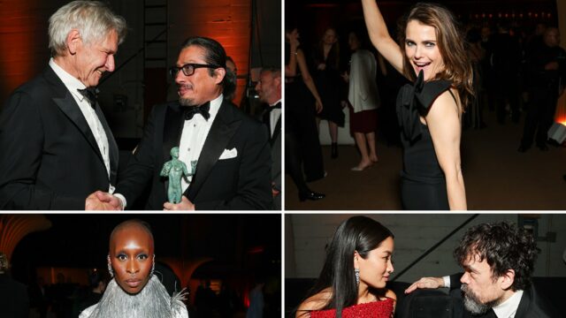 Promis mischen sich bei SAG Awards After-Party im Schrein Auditorium

