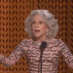 Jane Fonda warnt die Menge der Sag Awards vor politischen Entwicklungen, die kommen