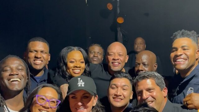 Dr. Dre macht Ersthelfernacht mit Grammys Meet and Greet

