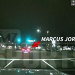 Marcus Jordan Police Verfolgung auf dem Dashcam -Video gefangen genommen