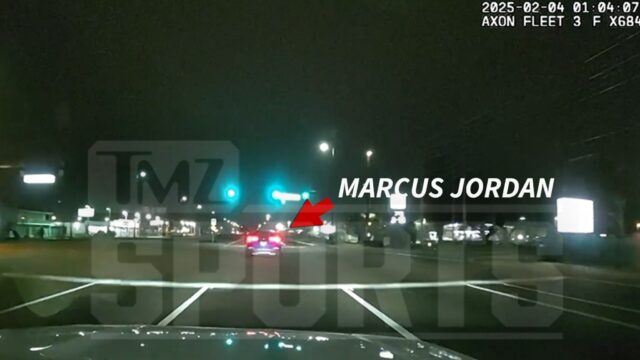 Marcus Jordan Police Verfolgung auf dem Dashcam -Video gefangen genommen

