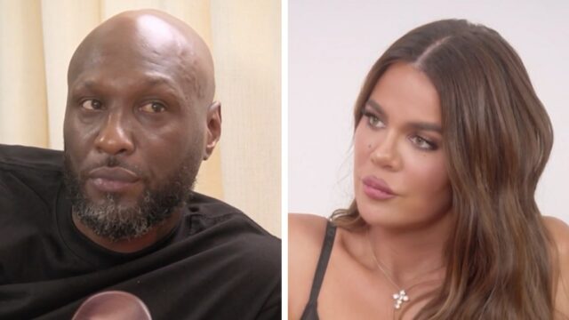 Khloe Kardashian bricht das „unangenehme“ Wiedersehen mit Lamar Odom zusammen

