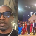 Jamie Foxx unterstützt Jasons Lyric 'Live Play, hängt mit Cast in LA