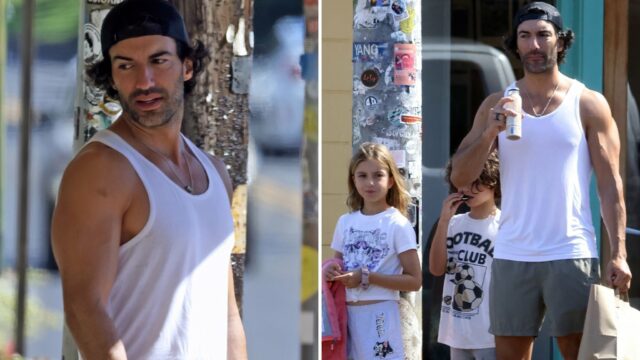 Justin Baldoni hängt mit seinen Kindern in Hawaii, als Blake Lively 'SNL 50' nimmt

