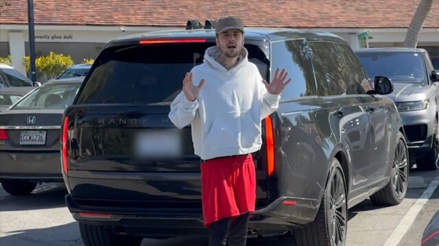 Justin Bieber schnappt nach dem Frühstück mit Hailey bei 'respektlosen' Paparazzi 'Paparazzi

