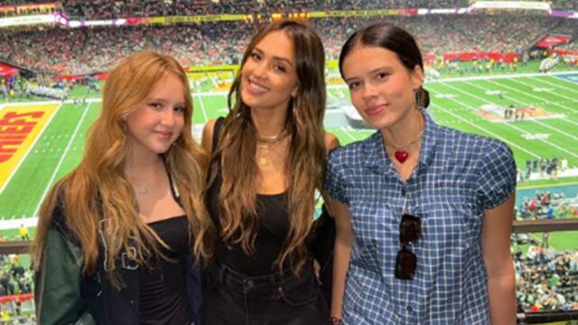 Jessica Alba bringt Töchter zum Super Bowl Lix inmitten von Cash Warren Scheidung

