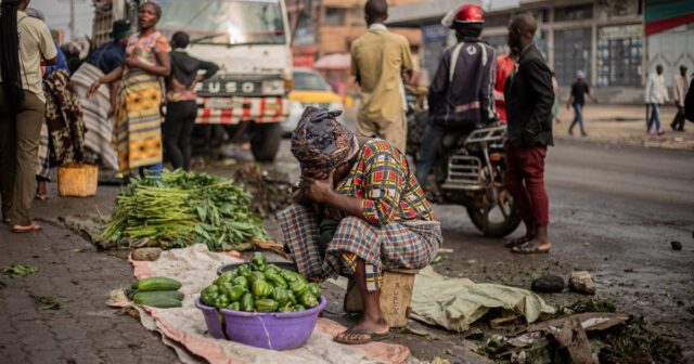 Die Lebensmittelpreise sprunghaft in Dr. Congos Goma nach M23 Übernahme

