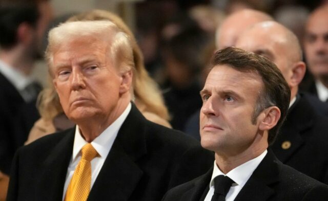 Trump trifft den französischen Präsidenten Macron, während die Unsicherheit über US -Verbindungen zu Europa und der Ukraine wächst

