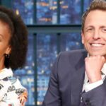 Amber Ruffin verteidigt Seth Meyers auf dem Braten, der laut einigen Trump in die Politik geführt hat: "Am Ende sind die Witze auf uns" | Video