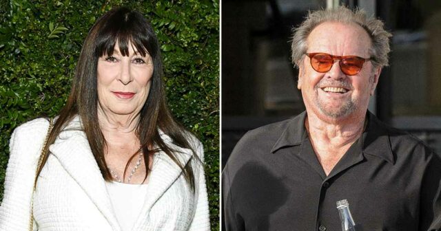 Anjelica Huston sagt, dass Ex Jack Nicholson sie in der Mitte der Feuerevakuierung anrief

