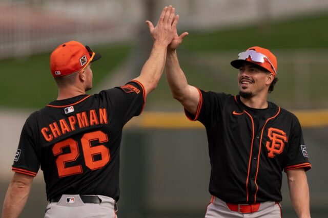 Adames, Posey-Set-Ton für den Frühling der SF-Giants am ersten Tag mit Vollquadetag

