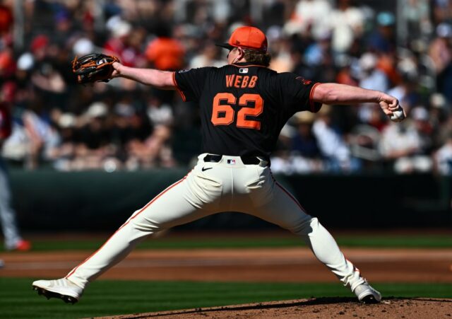 Webb, Birdsong Showcase -Optimierungen beim Home Opener der SF -Giants 'Cactus League

