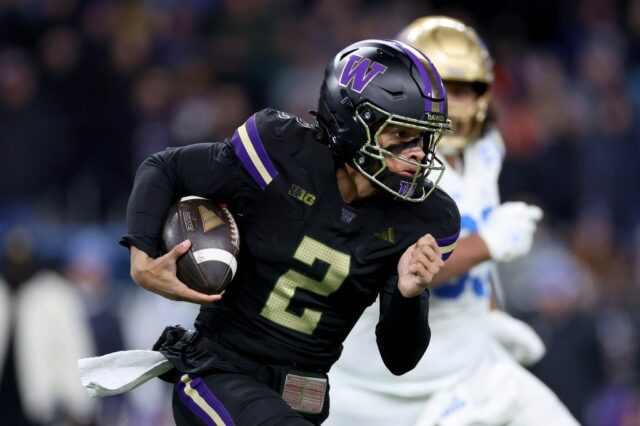 Big Ten QB -Umsatz schafft Gelegenheit für Demond Williams Jr. in Washington - wenn er genug Fernsehen sieht

