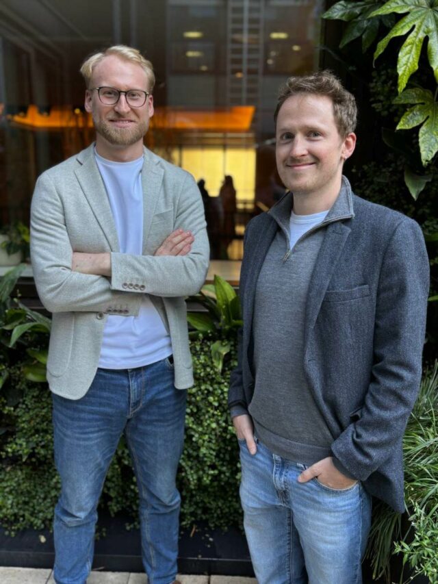 Composo co-founders - Luke Markham left, Seb Fox right