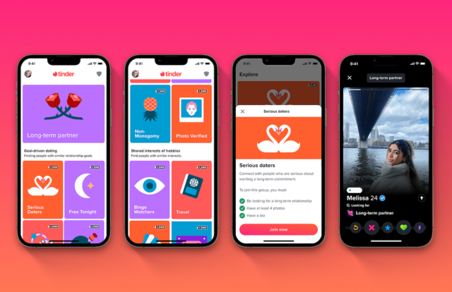 Tinder Revamps "Explore" -Seite, um Personen mit ähnlichen Dating -Absichten zu verbinden 

