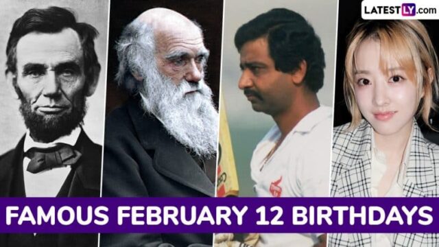 Berühmte Geburtstage und Geburtstag am 12. Februar: Abraham Lincoln, Charles Darwin, Gundappa Viswanath und Park Bo-Young-Bescheid über Persönlichkeiten, die am 12. Februar geboren wurden

