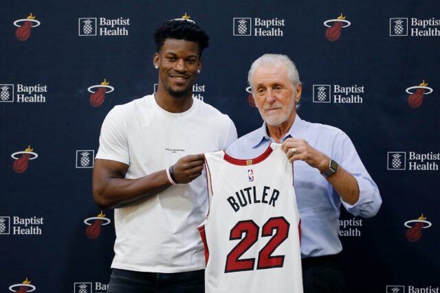 Pat Riley weinte angeblich während seines Treffens mit Jimmy Butler

