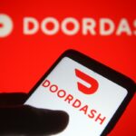 DoorDash app on phone