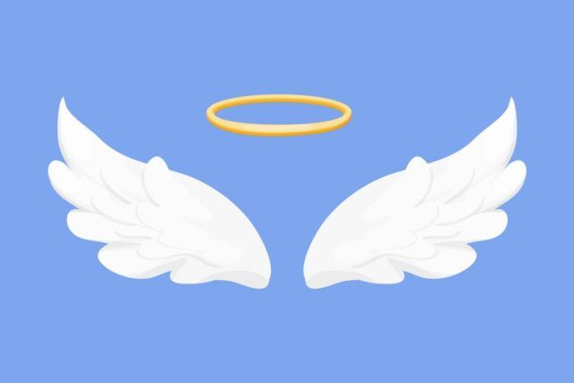 Angel wings with halo. Just starting out angel investing? Avoid these 7 mistakes.