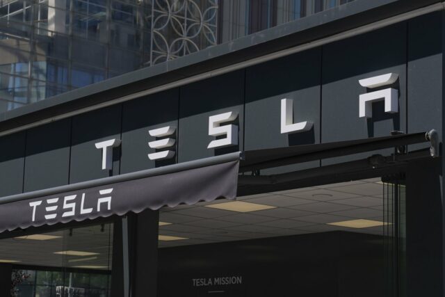 ANKARA, TURKIYE - JUNE 15: A view of the exterior facade of the Tesla showroom during a sunny day in Ankara, Turkiye on June 15, 2024. Tesla shareholders voted Thursday to grant Elon Musk's $56 billion compensation package for 2018, despite a US judge's order in January to rescind it. At Tesla's 2024 annual stockholder meeting held in Austin, Texas on Thursday, shareholders also voted in favor of Musk's proposal to move Tesla's incorporation to Texas, where the carmaker's biggest US factory is located, from Delaware, where most publicly traded firms are incorporated. (Photo by Osmancan Gurdogan/Anadolu via Getty Images)