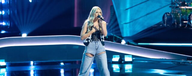 Der Konkurrent von "The Voice" Tatum Scott trägt Kelsea Ballerini mit einer epischen Decke des "Vampirs" von Olivia Rodrigo

