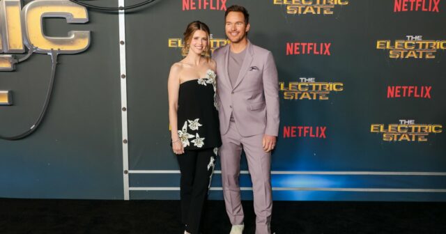 Chris Pratt, Katherine Schwarzenegger veranstaltet eine „State Electric“ -Treffen Partei

