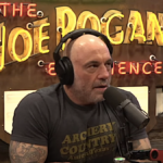 Joe Rogan leuchtet auf, dass der Podcast "Kamala Harris:" Wir haben alle Quittungen "an". "