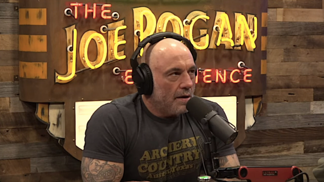 Joe Rogan leuchtet auf, dass der Podcast "Kamala Harris:" Wir haben alle Quittungen "an". "

