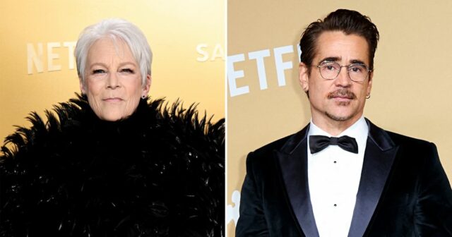 Jamie Lee Curtis ruft Colin Farrell zu SAG Awards, weil er ihm Covid gegeben hat

