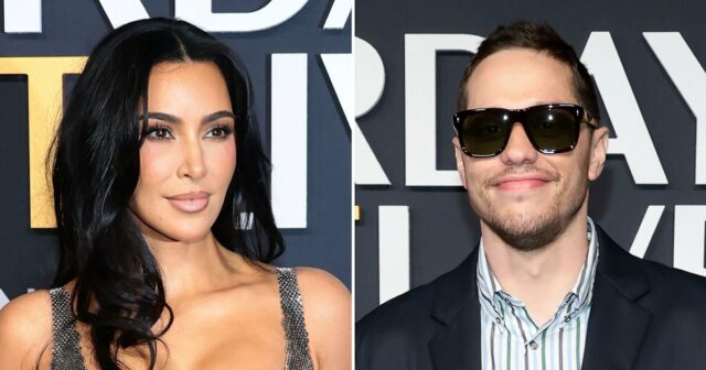 Exen Kim Kardashian und Pete Davidson besuchen SNL 50 Jubiläumsspecial

