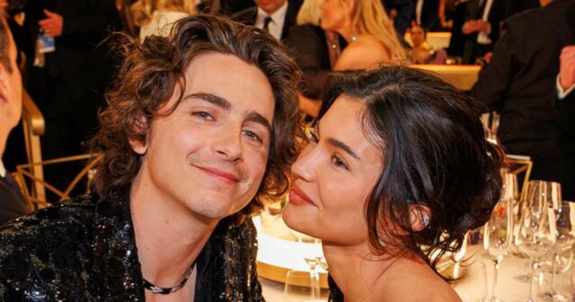 Kylie Jenner und Timothee Chalamet haben einen Valentinstag voller PDA in Berlin

