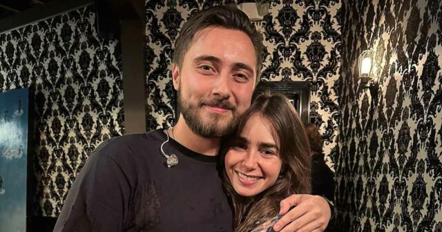 Lily Collins Nics Bruder ist bereits "so stolz darauf," der Onkel der Nichte Tove zu sein "

