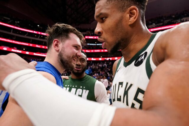 Giannis Antetokounmpo hatte eine interessante Reaktion auf Luka Doncic -Handel

