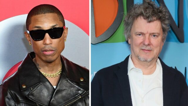 Pharrell Williams und Michel Gondrap Schrott Universal Musical 'Golden' in der Postproduktion

