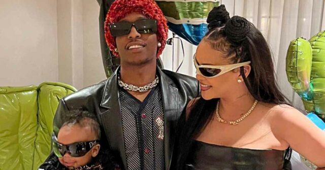 Rihanna und so schnell wie möglich Rocky Family Album mit 2 Söhnen: Fotos

