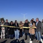 Die Verlängerung der Sand Creek Road in Brentwood, die jetzt für die Öffentlichkeit zugänglich ist