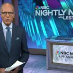 Lester Holt, um "NBC Nightly News" zu hinterlassen.