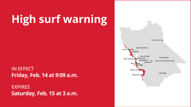 UPDATE: Hohe Surfwarnung für die Küste der Bay Area bis 3 Uhr morgens am Samstag - Wellen von 20 bis 30 Fuß erwartet

