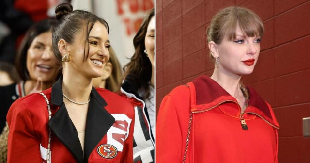 Warum Kristin Juszczyk nicht gern die Gameday -Outfits von Taylor Swift beurteilen

