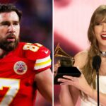 Warum Travis Kelce wahrscheinlich mit Taylor Swift durch die Grammys springen wird