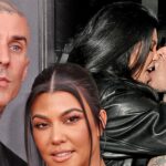 Kourtney Kardashian, Travis Barker Make Out bei Fanduel Super Bowl Bash