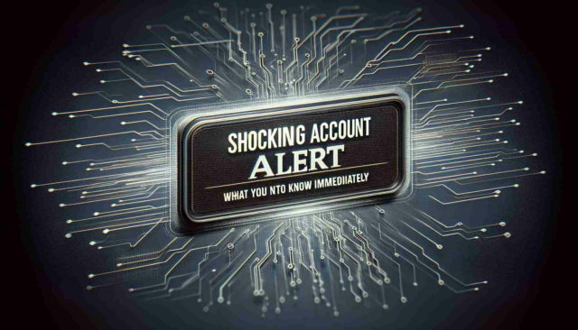 Shocking Account Alert: What You Need to Know Immediately