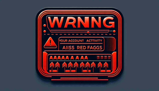 Warning: Your Account Activity Might Raise Red Flags