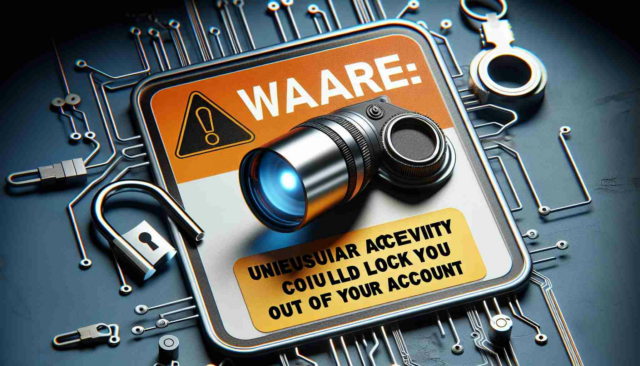 Beware: Unusual Activity Could Lock You Out of Your Account