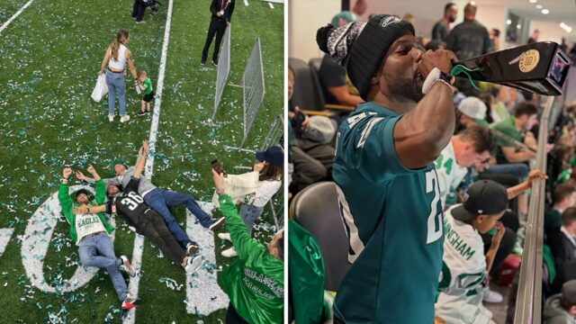 Prominente freuen sich nach dem Super Bowl Lix -Sieg von Eagles

