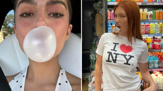 Süße Sterne blasen Blasen für Bubble Gum Day!

