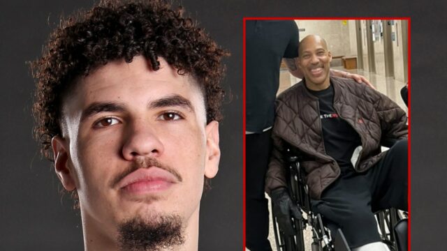 Lamelo -Ball scheint sich Stunden nach der Amputation von Lavar über Lakers im Sieg, der enthüllt wurde

