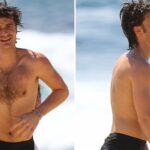 "Stranger Things" -Star Joe Keery Shirtless für Ausfallzeiten am australischen Strand