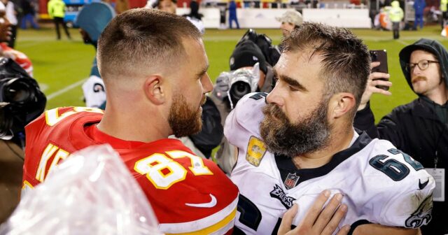 Travis Kelce möchte, dass er Jason Kelce im Super Bowl 2025 spielt

